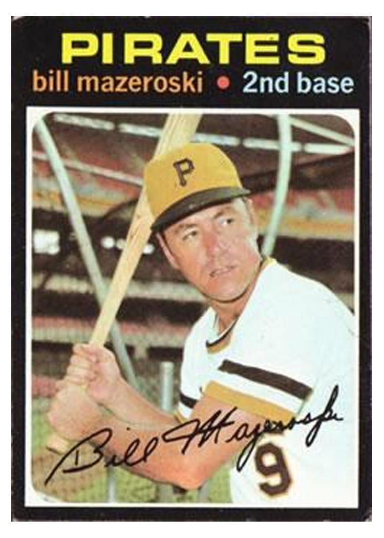 1971 Topps Bill Mazeroski #110 card