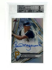 2022 Finest Moments Autographs Bill Mazeroski #FMA-BM card