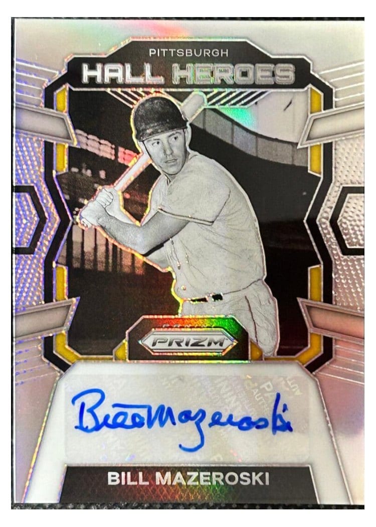 2024 Panini Prizm Hall Heroes Autographs Bill Mazeroski #HHA-BM card