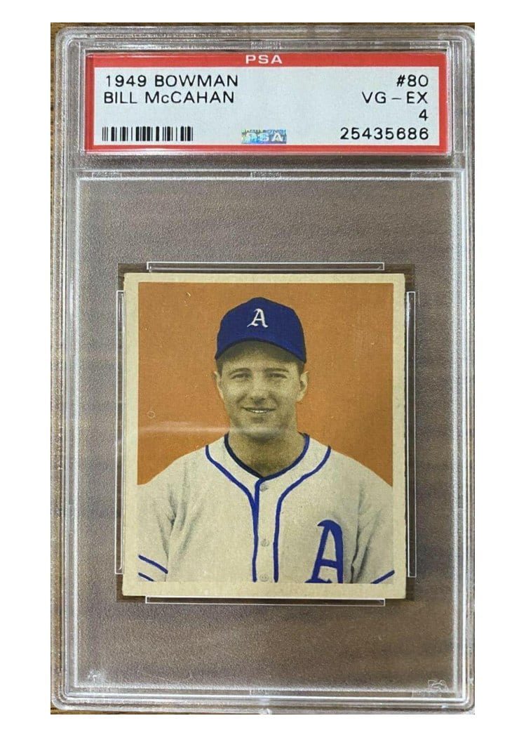 1949 Bowman Bill McCahan #80 card