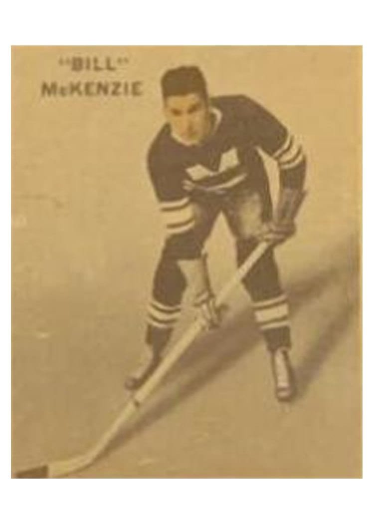 1933 World Wide Gum Ice Kings Bill McKenzie #61 card