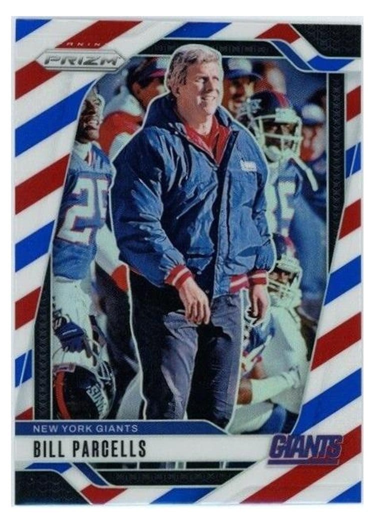 2024 Panini Prizm Base Set Bill Parcells Red White Blue #221 card