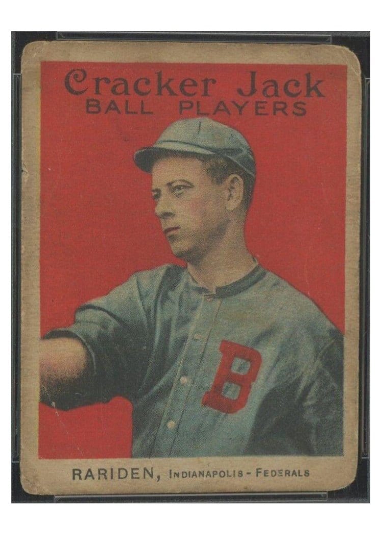 1914 Cracker Jack Bill Rariden #137 card