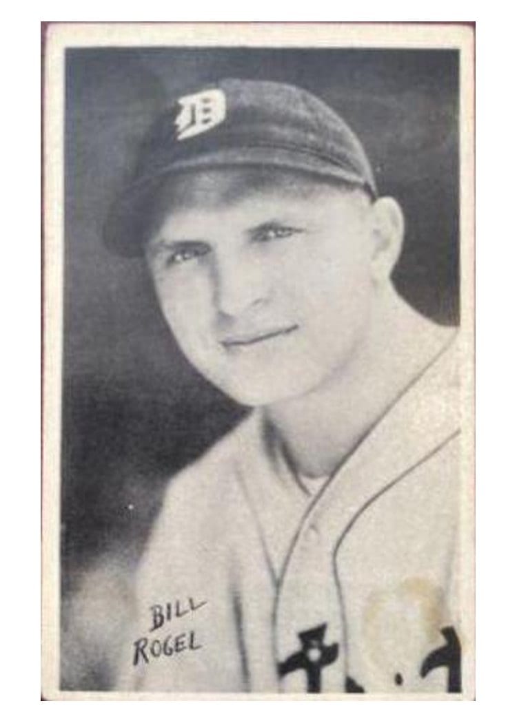 1936 National Chicle Fine Pens Bill Rogel card