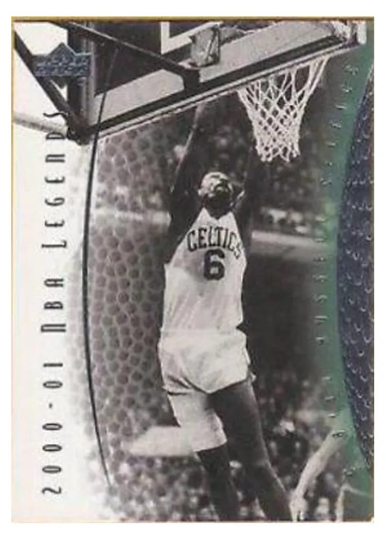 2000 Upper Deck Legends Bill Russell #82 card