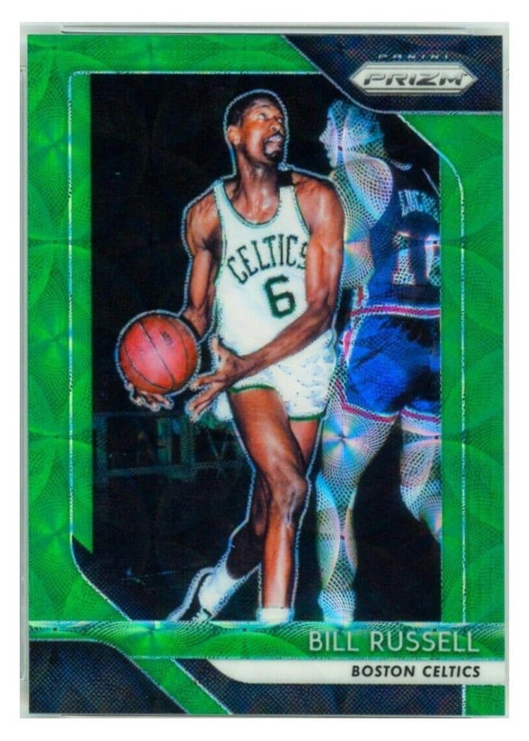 2018-19 Panini Prizm Base Set Bill Russell #25 card