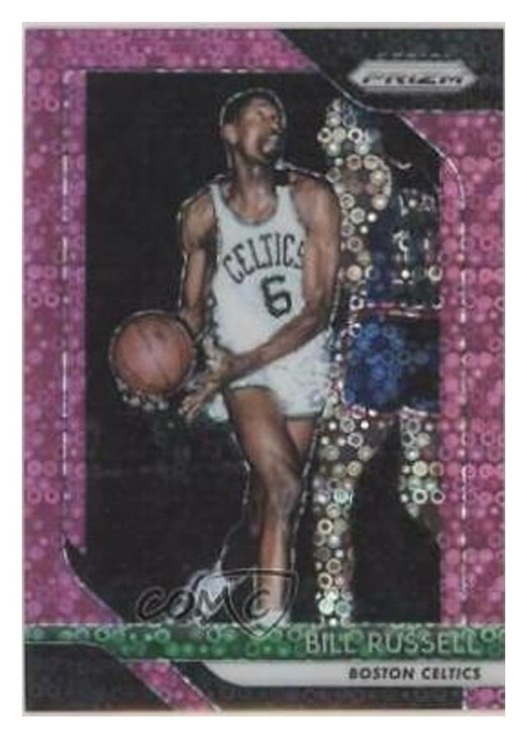 2018-19 Panini Prizm Base Set Bill Russell #25 card