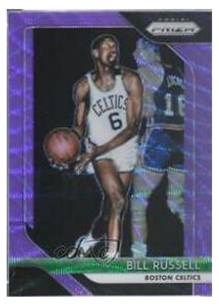 2018-19 Panini Prizm Base Set Bill Russell #25 card