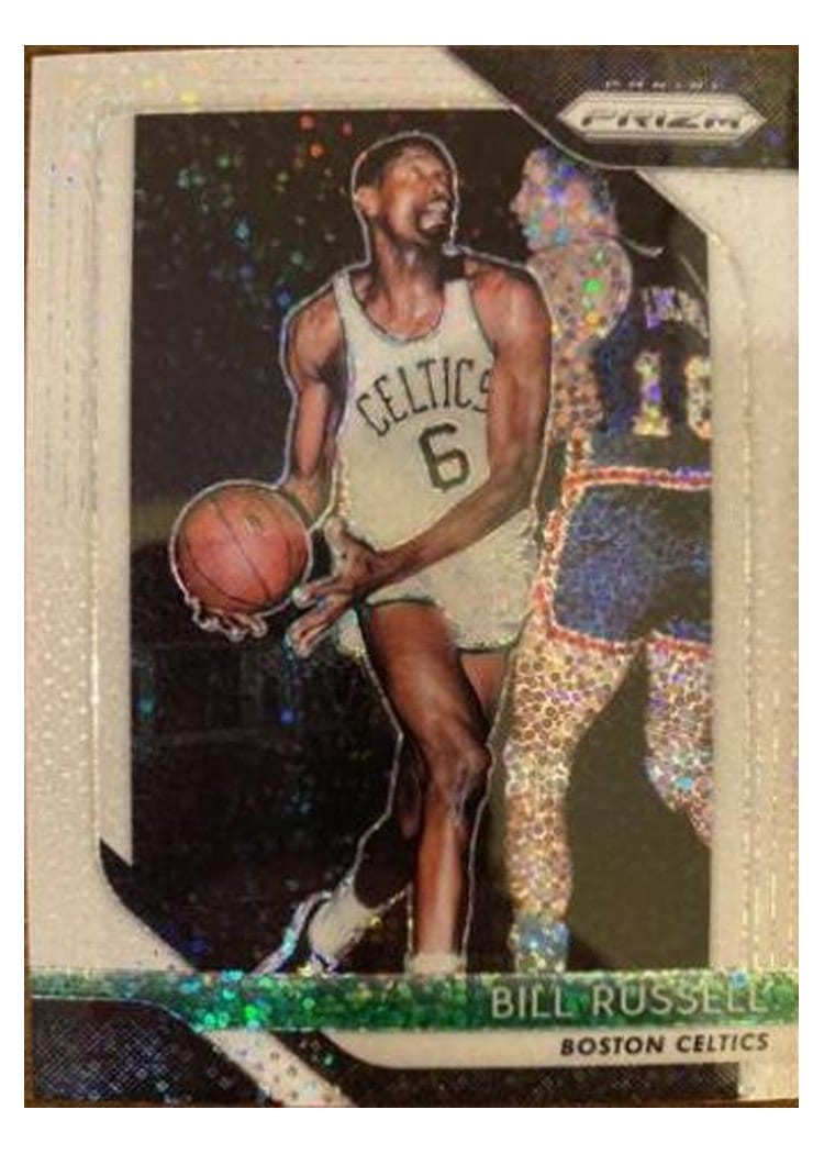 2018-19 Panini Prizm Base Set Bill Russell #25 card