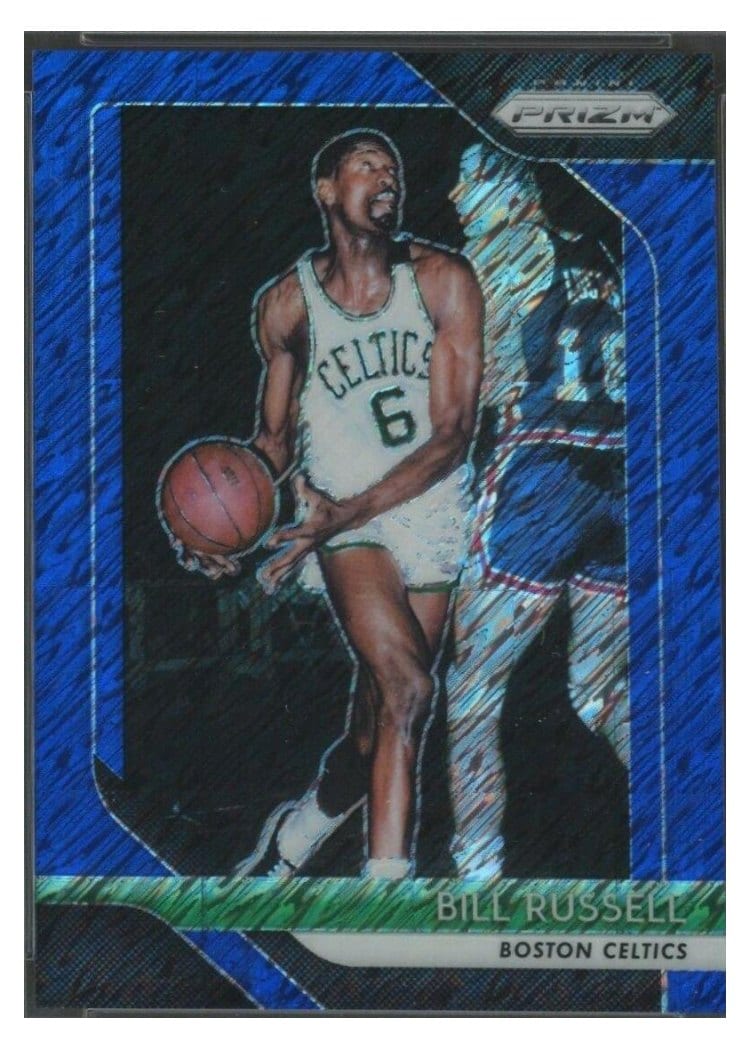 2018-19 Panini Prizm Base Set Bill Russell #25 card