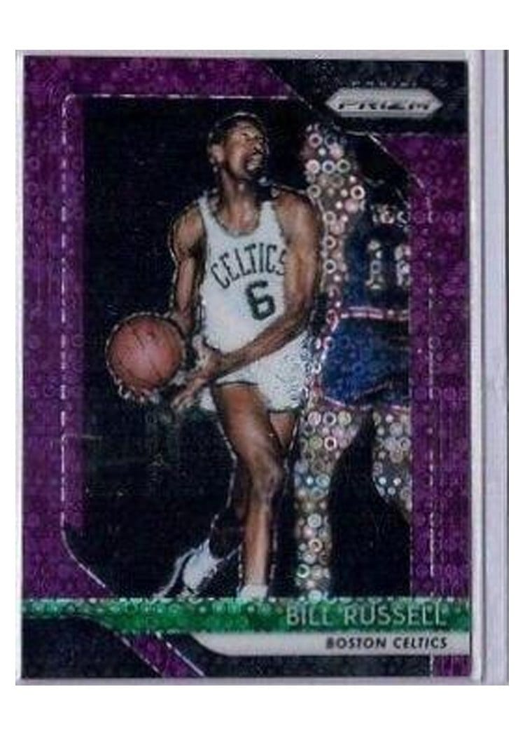 2018-19 Panini Prizm Base Set Bill Russell #25 card