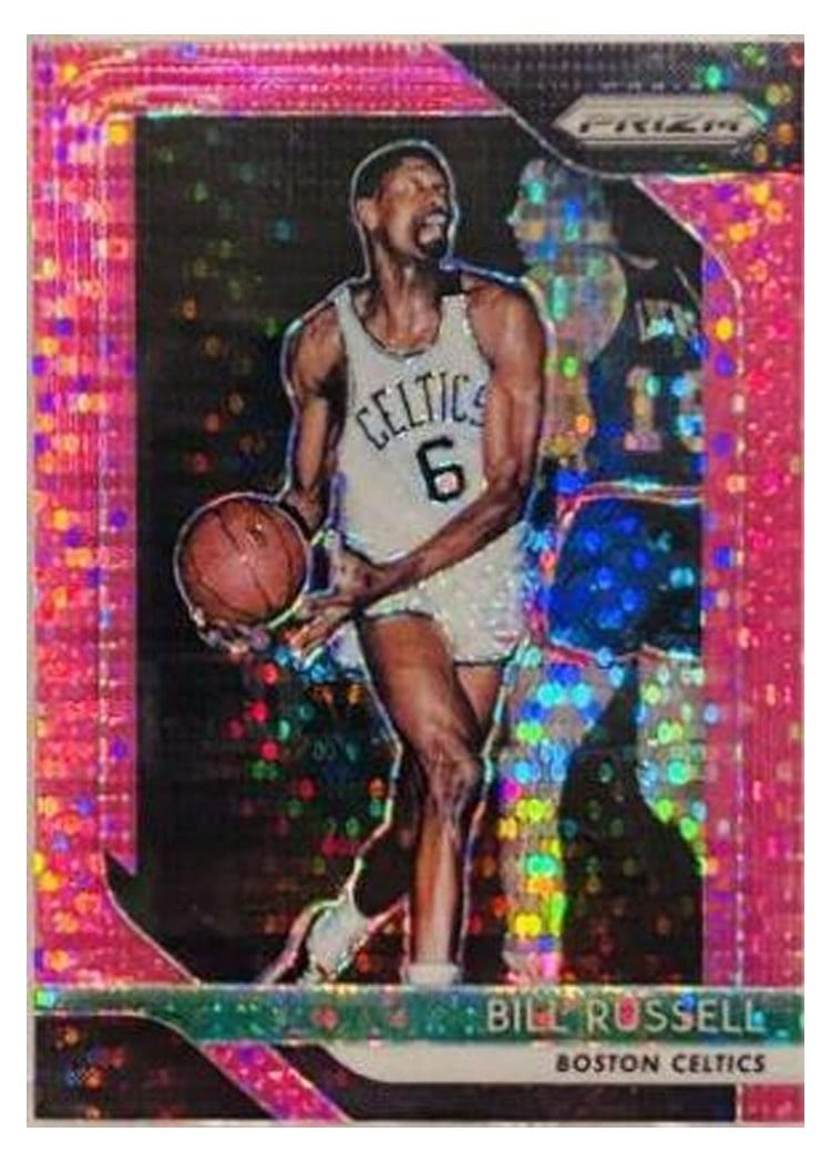 2018-19 Panini Prizm Base Set Bill Russell #25 card