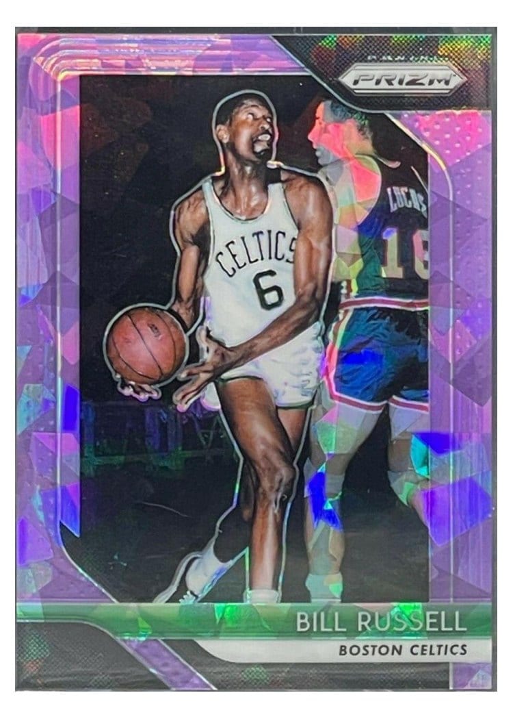 2018-19 Panini Prizm Base Set Bill Russell #25 card