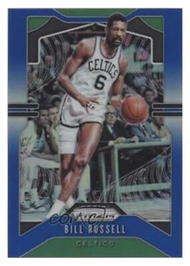 2019-20 Panini Prizm Base Set Bill Russell #21 card