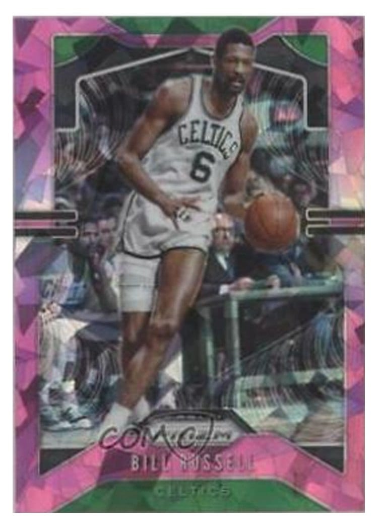2019-20 Panini Prizm Base Set Bill Russell #21 card