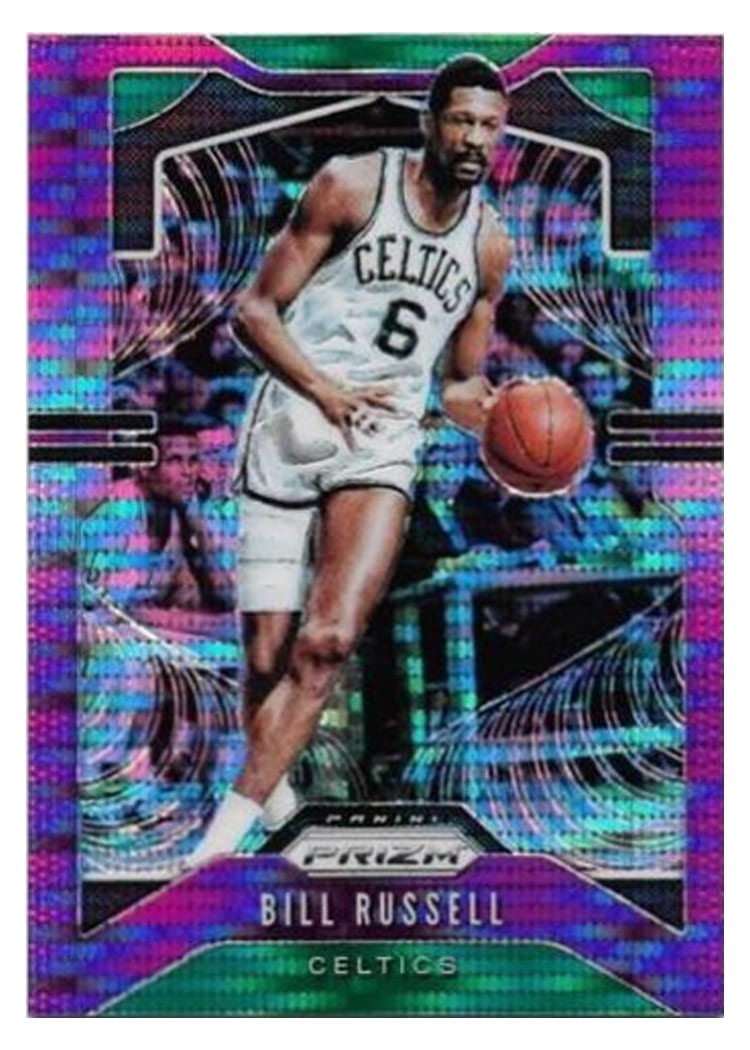 2019-20 Panini Prizm Base Set Bill Russell #21 card