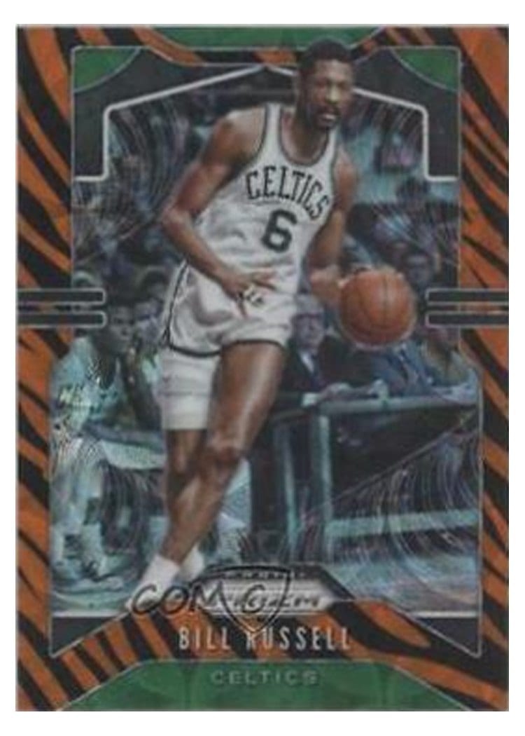 2019-20 Panini Prizm Base Set Bill Russell #21 card