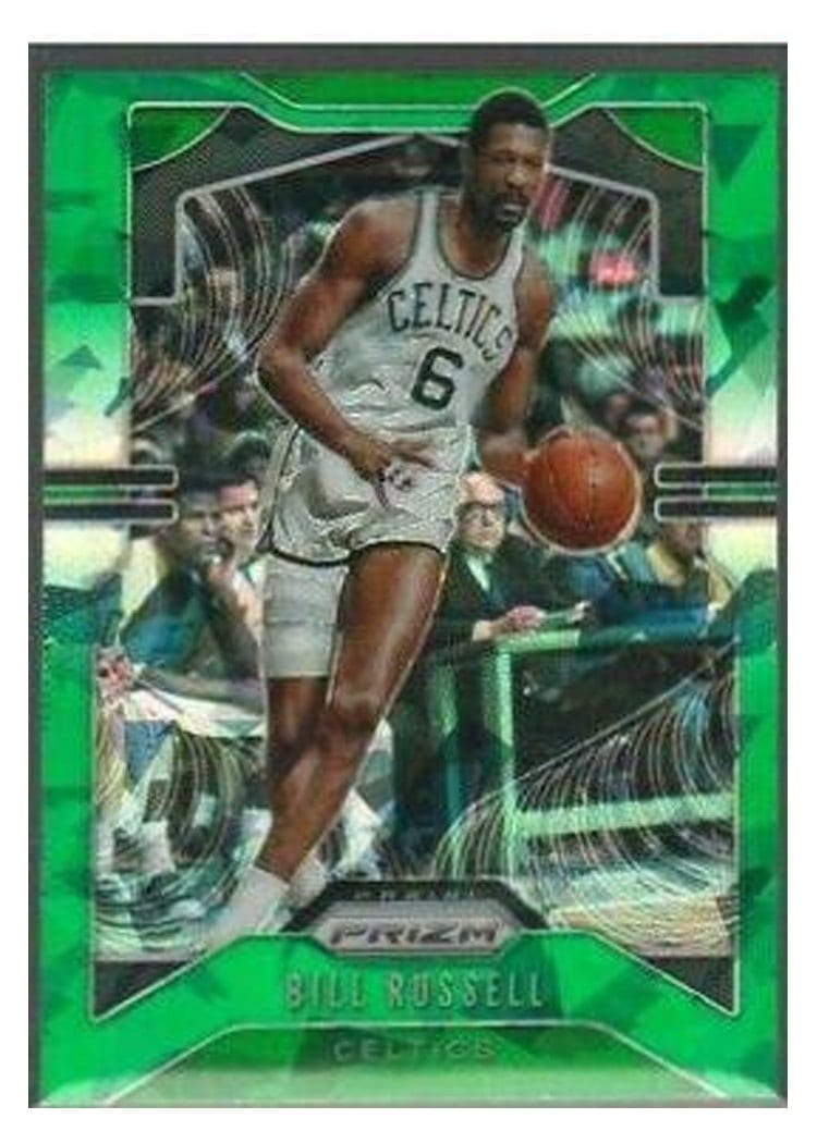 2019-20 Panini Prizm Base Set Bill Russell #21 card