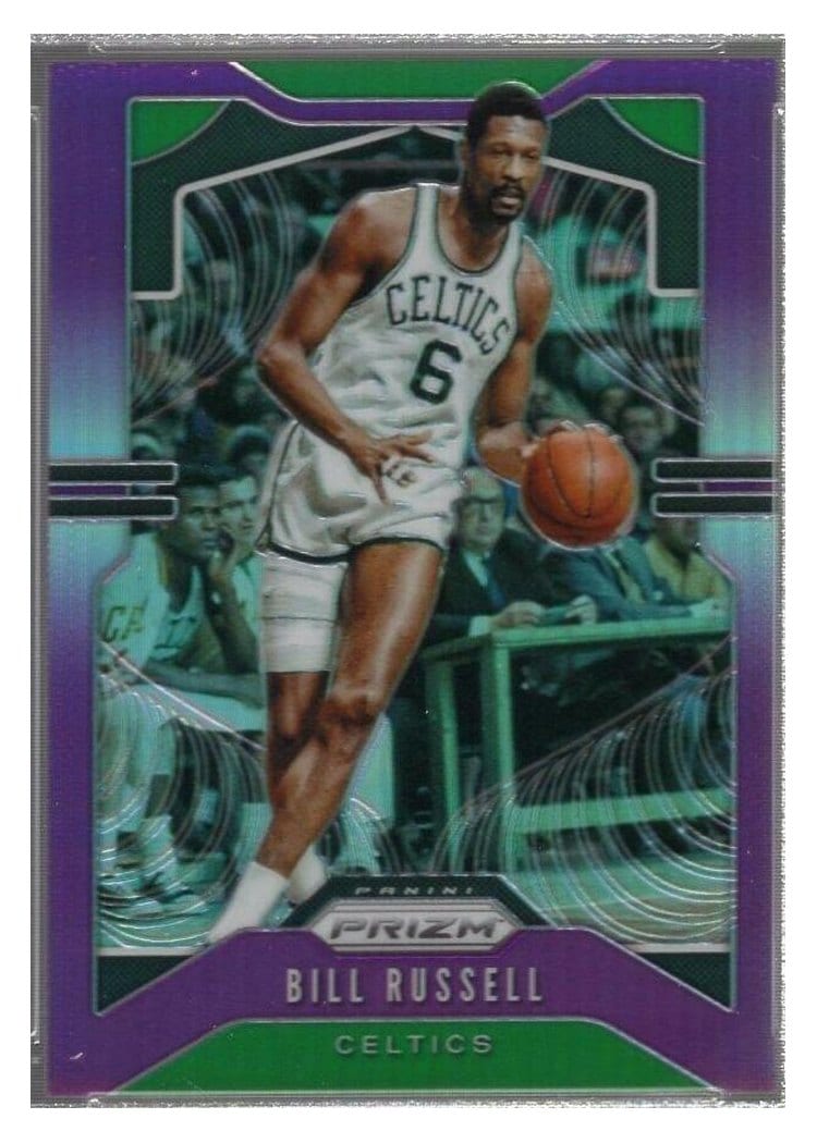 2019-20 Panini Prizm Base Set Bill Russell #21 card