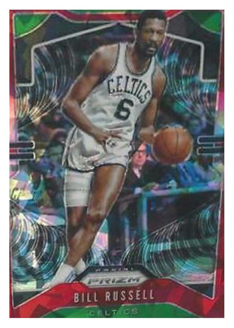 2019-20 Panini Prizm Base Set Bill Russell #21 card