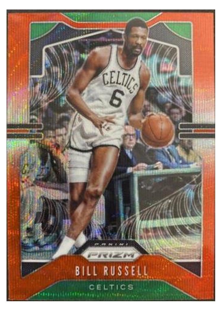 2019-20 Panini Prizm Base Set Bill Russell #21 card