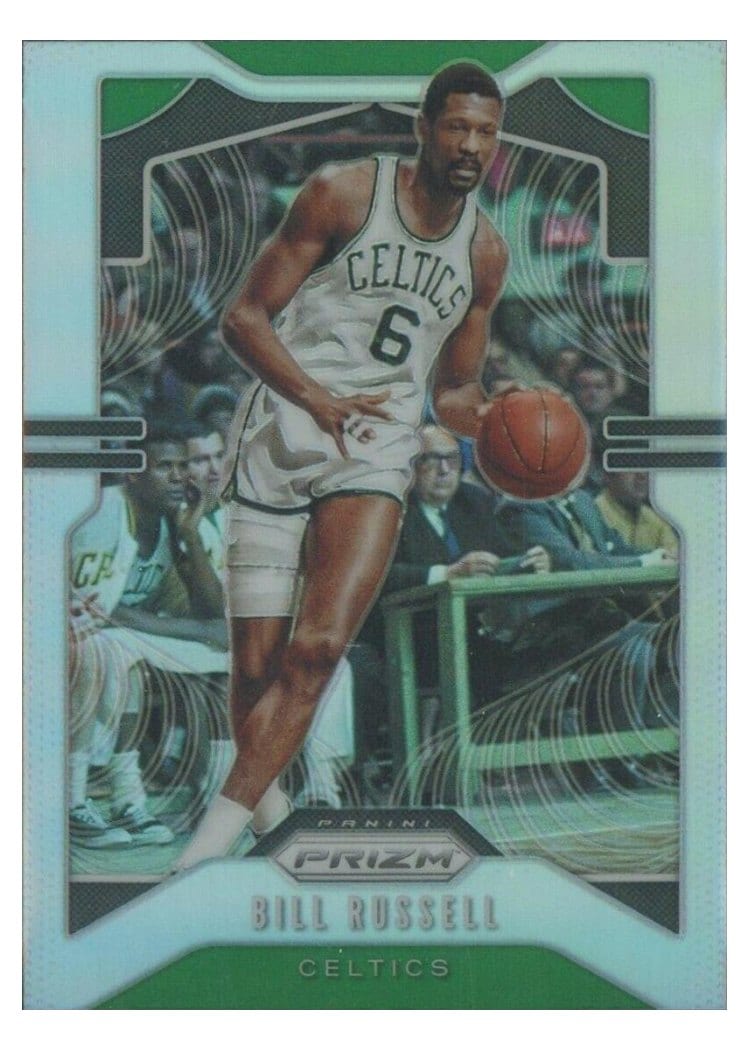 2019-20 Panini Prizm Base Set Bill Russell #21 card