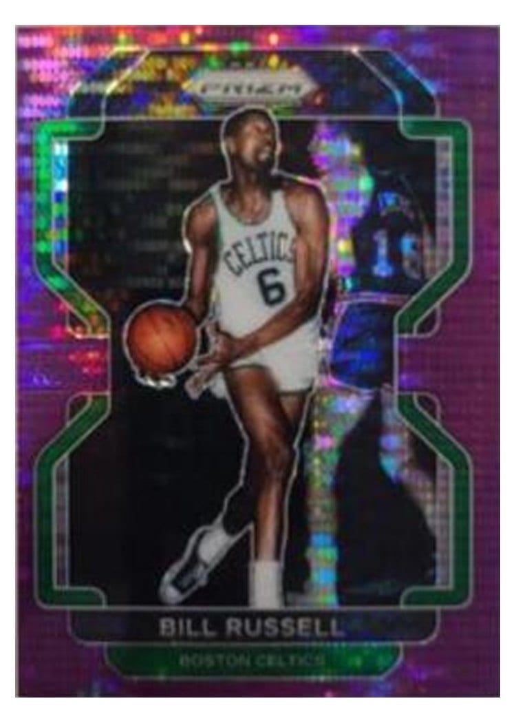 2021-22 Panini Prizm Base Set Bill Russell #254 card