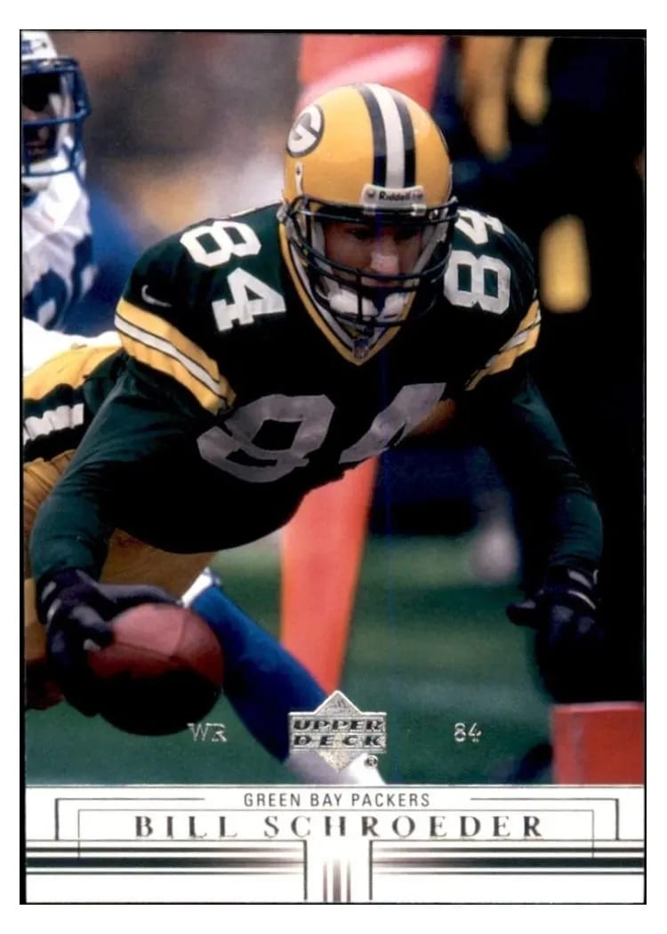 2001 Upper Deck Bill Schroeder #67 card
