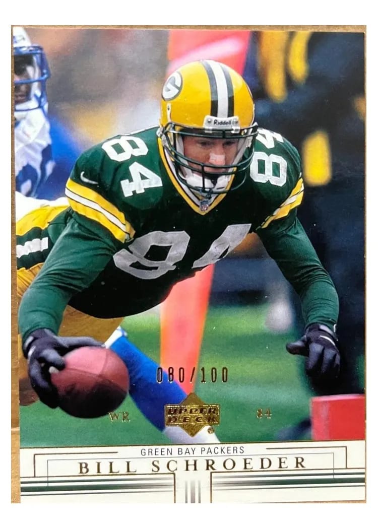 2001 Upper Deck Bill Schroeder #67 card