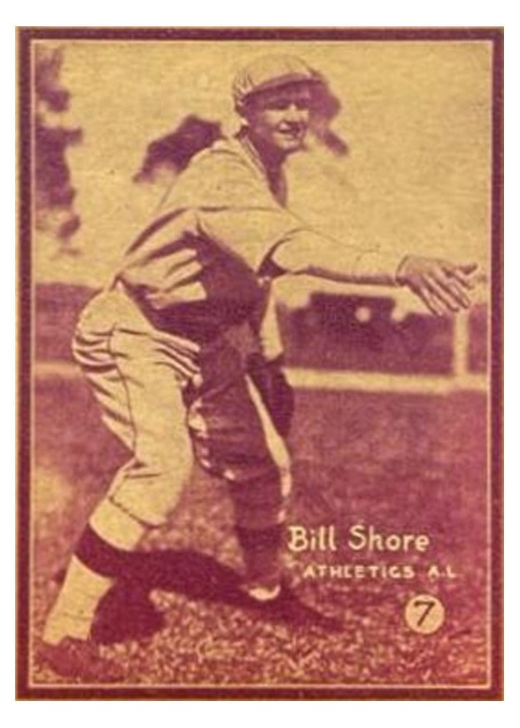 1931 W517 Bill Shore Hand Cut #7 card