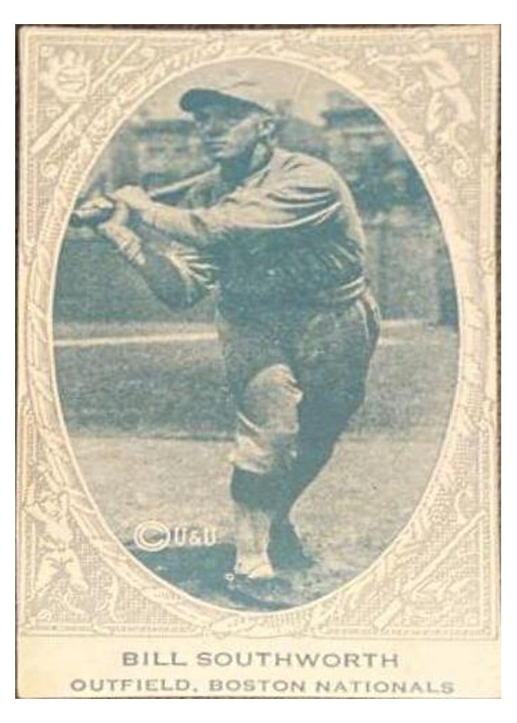 1922 E120 American Caramel Bill Southworth card