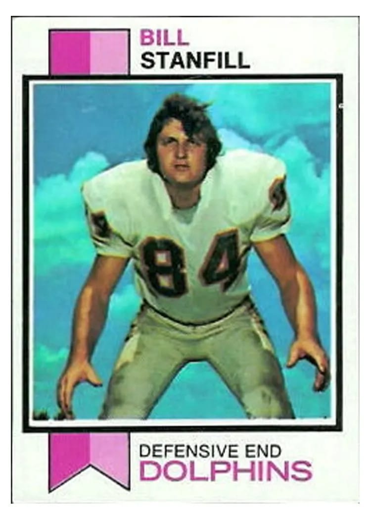 1973 Topps Bill Stanfill #270 card