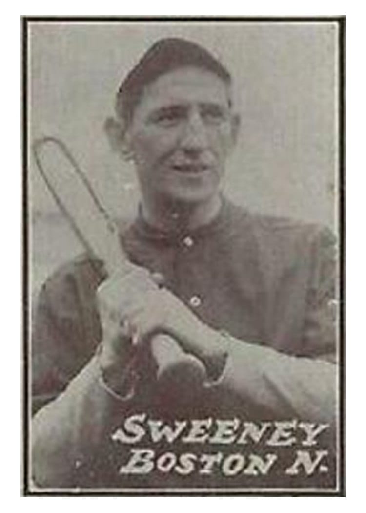 1913 Tom Barker Game Bill Sweeney card