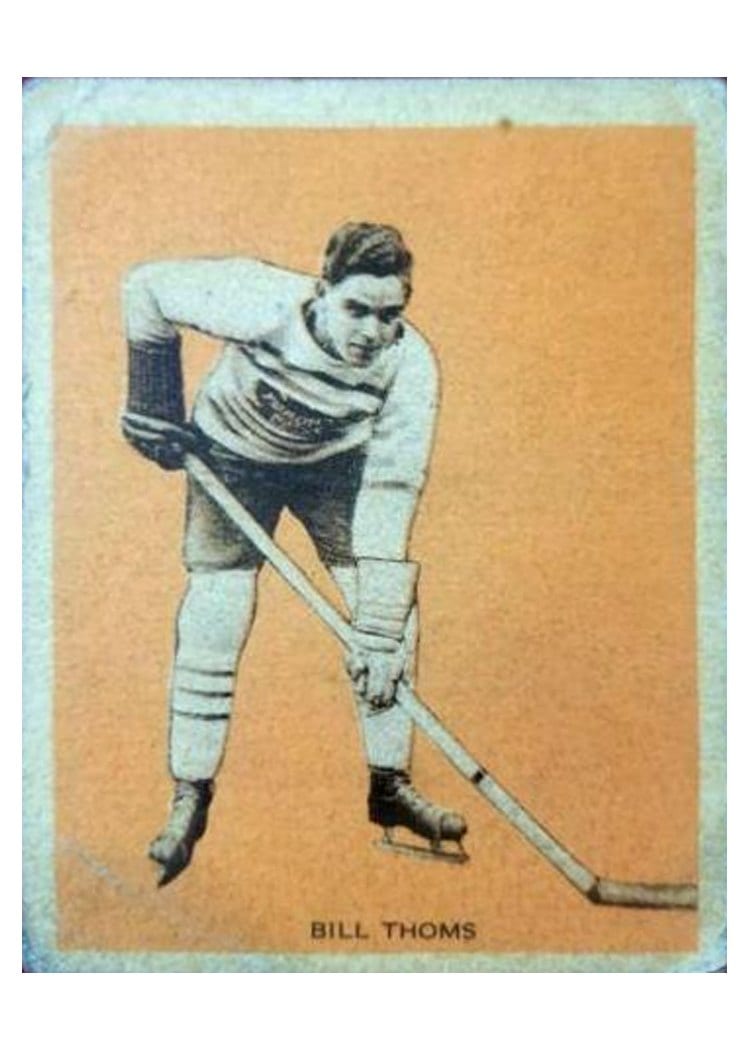 1933 Hamilton Gum Bill Thoms #7 card