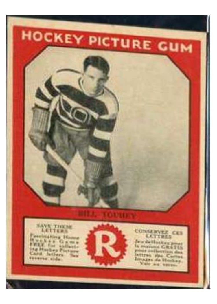 1933 V252 Canadian Gum Bill Touhey card