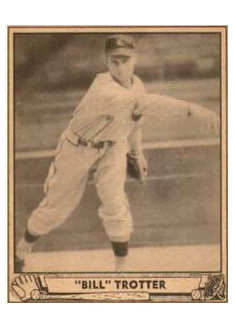 1940 Play Ball Bill Trotter #54 card