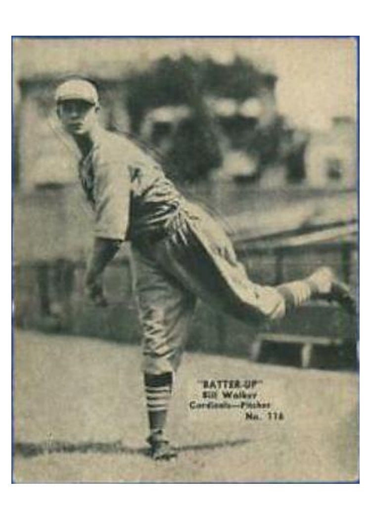 1934 Batter Up Bill Walker #116 card