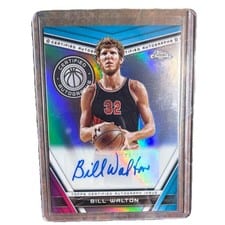 Bill Walton 2023-24 Topps Chrome 1972 Topps Autographs card