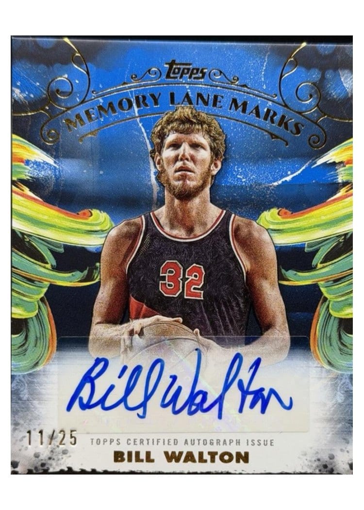 2024-25 Topps Inception Memory Lane Marks Bill Walton #MLM-BWL