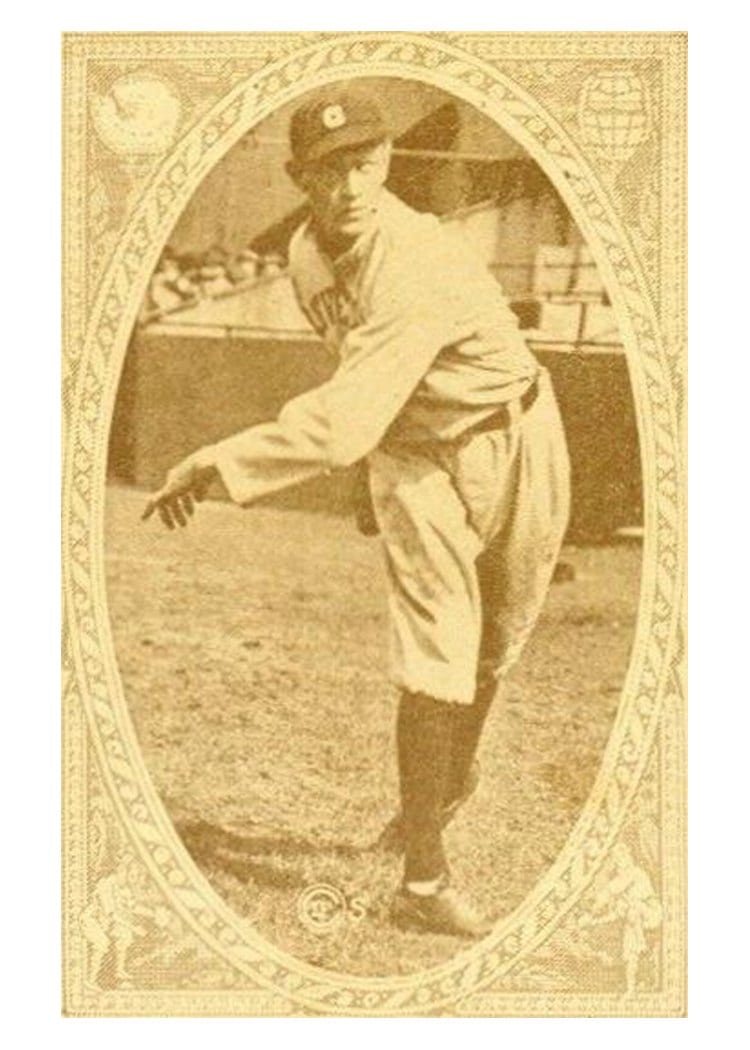 1922 E120 American Caramel Bill Wambsganss card