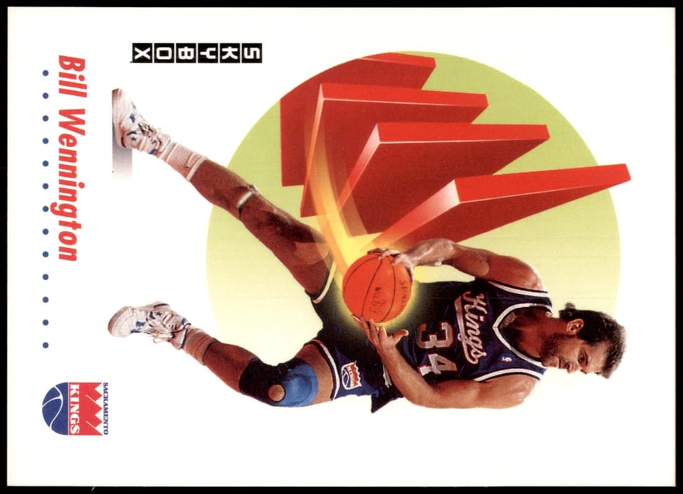 1991-92 SkyBox Base Set Bill Wennington #253 card