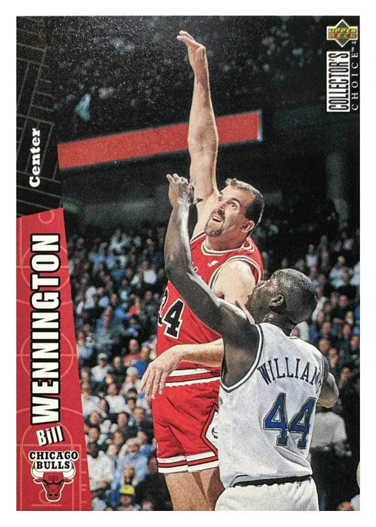 1996 Collector's Choice Chicago Bulls Bill Wennington #CH9 card