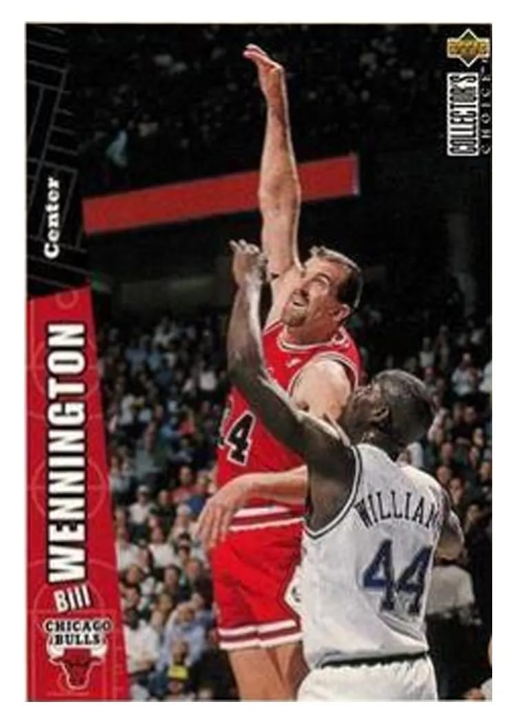 1997 Collector's Choice Chicago Bulls Bill Wennington #CH9 card