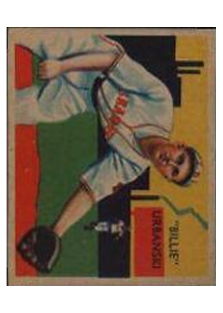 1935 Diamond Stars Billie Urbanski #37 card