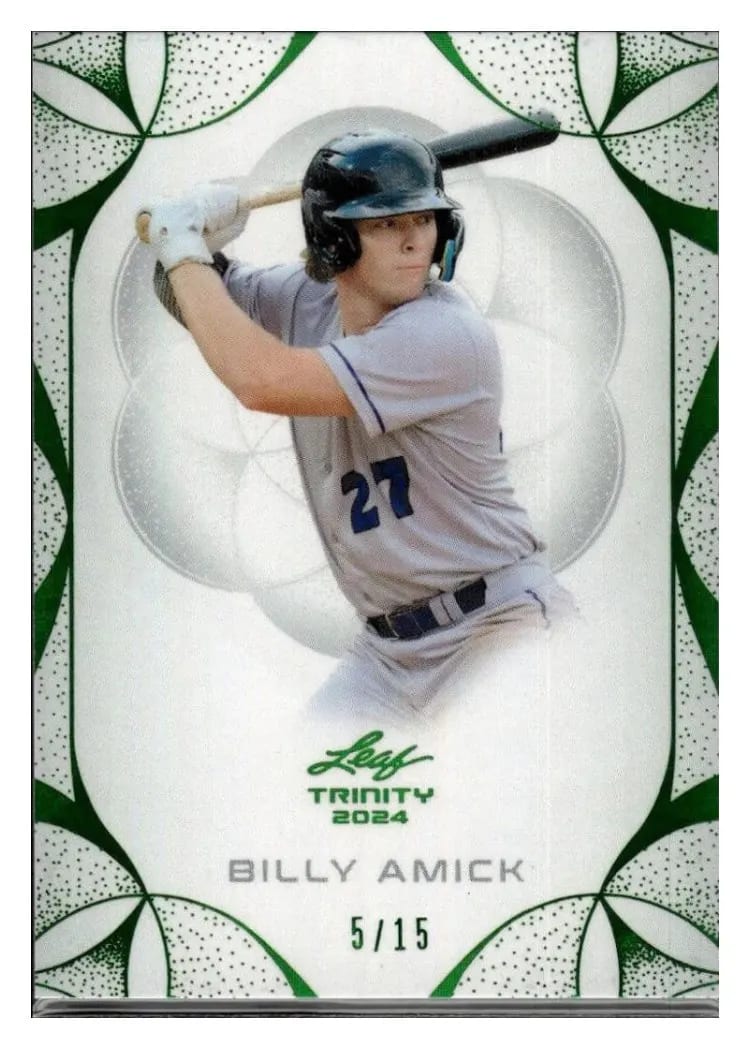 2024 Leaf Trinity Baseball Base Set Billy Amick #16 card