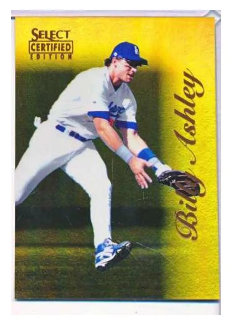 1996 Select Certified Billy Ashley #79 card