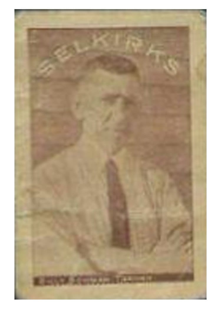 1924 Crescent Selkirks Billy Bowman #4 card