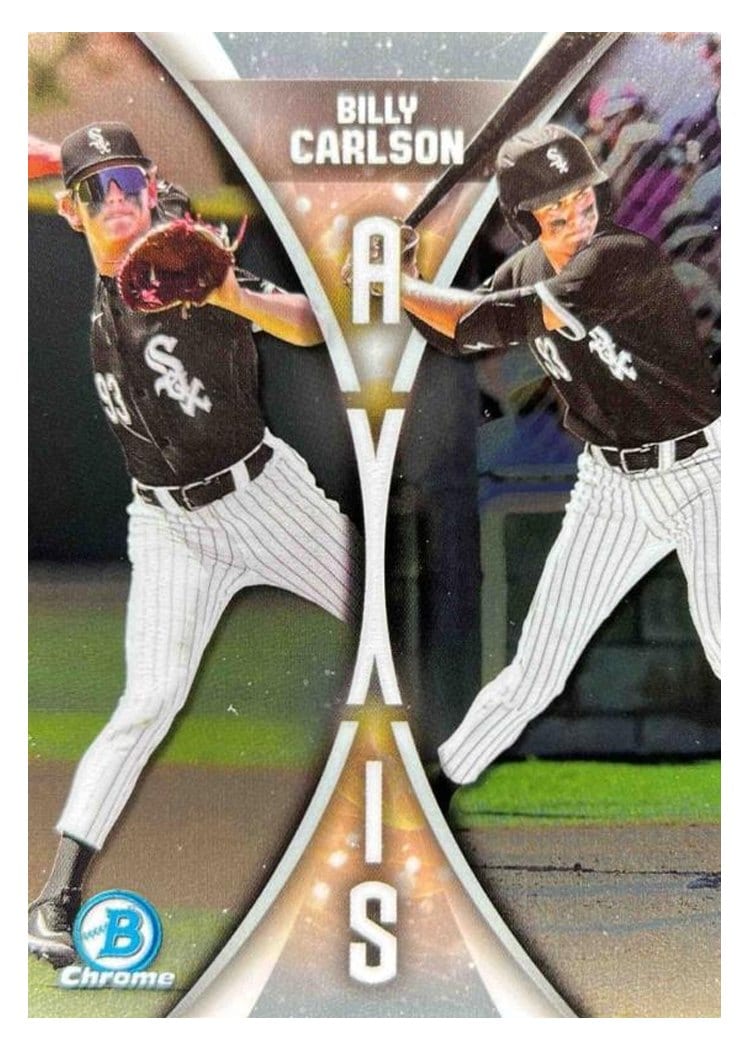 2025 Bowman Draft Axis Billy Carlson #A-4 card