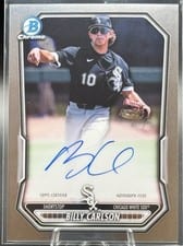 2025 Bowman Draft Chrome Prospect Autograph Billy Carlson #CPA-BC