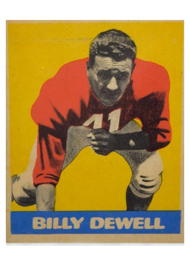 1949 Leaf Billy Dewell #10 card